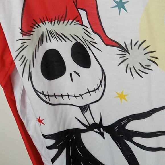 NWT The Nightmare Before Christmas Men's Long Sleeve PJ'S top. Size XL.Atleisure - Picture 4 of 9